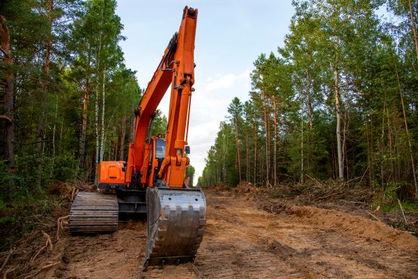Cost of Backhoe Land Clearing in Dubuque